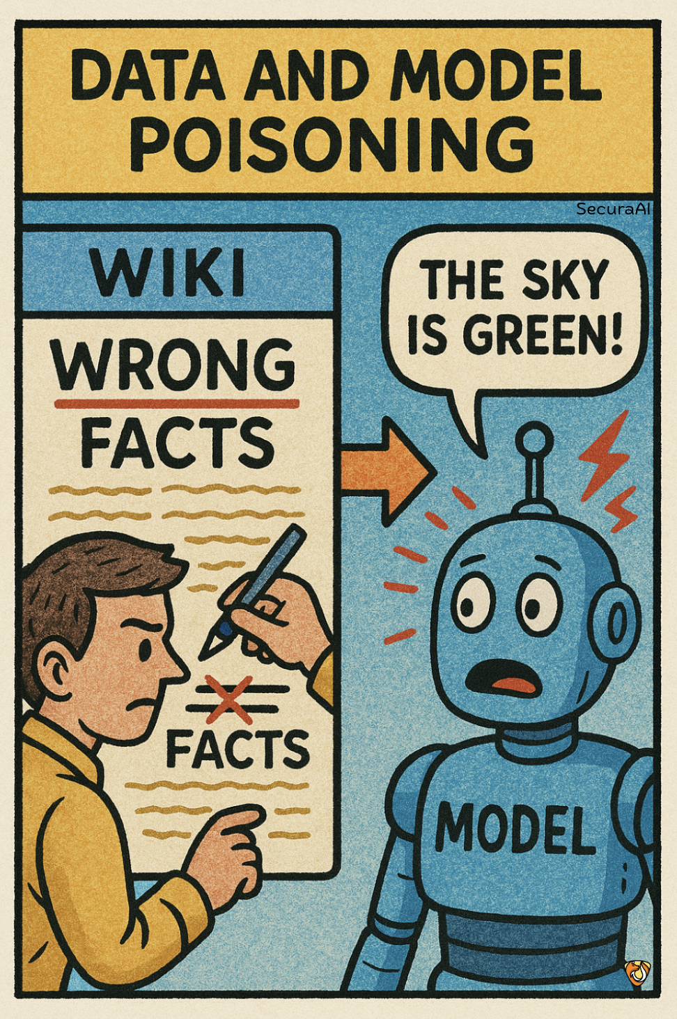 Data and Model Poisoning Illustration